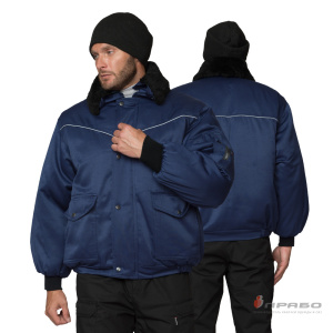 Куртка мужская утеплённая «Механик» тёмно-синяя. Артикул: Кур004. Цена от 1 310,00 р. в г. Санкт-Петербург