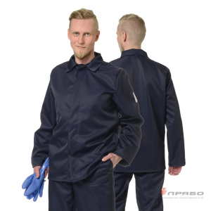 Костюм мужской кислотощелочестойкий (КЩС) синий (куртка и брюки). Артикул: Ar204. Цена от 4 620 р. в г. Санкт-Петербург