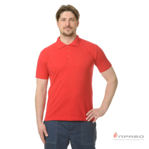 Рубашка «Поло» с коротким рукавом красная. Артикул: Трик1031. Цена от 1 090 р.