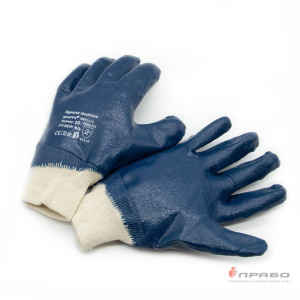 Перчатки с полным нитриловым обливом и манжетой резинка Scaffa NBR1530. Артикул: 9954. Цена от 202 р.