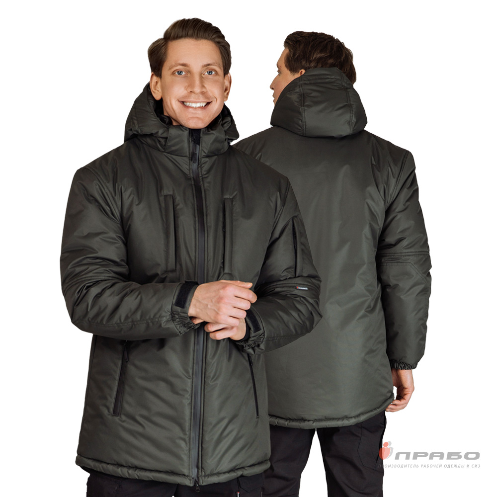 Куртка мужская утепленная «Вегард» тёмный хаки. Артикул: 10827. Цена от 6 700 р. в г. Санкт-Петербург