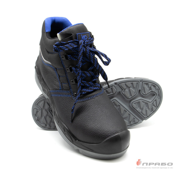 Ботинки «Б-М12» с подошвой ПУ/ТПУ и МП чёрные. Артикул: 10729. #REGION_MIN_PRICE# в г. Санкт-Петербург