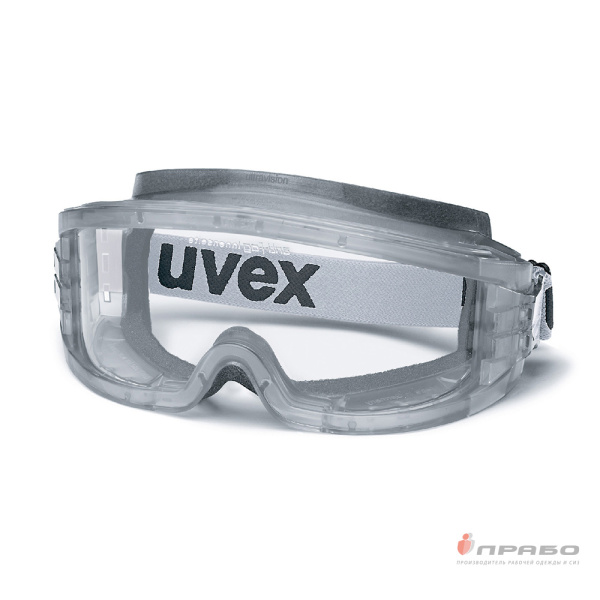 Очки защитные закрытые с непрямой вентиляцией с прозрачной линзой и мягким обтюратором UVEX Ультравижн 9301116. Артикул: 10210. #REGION_MIN_PRICE#