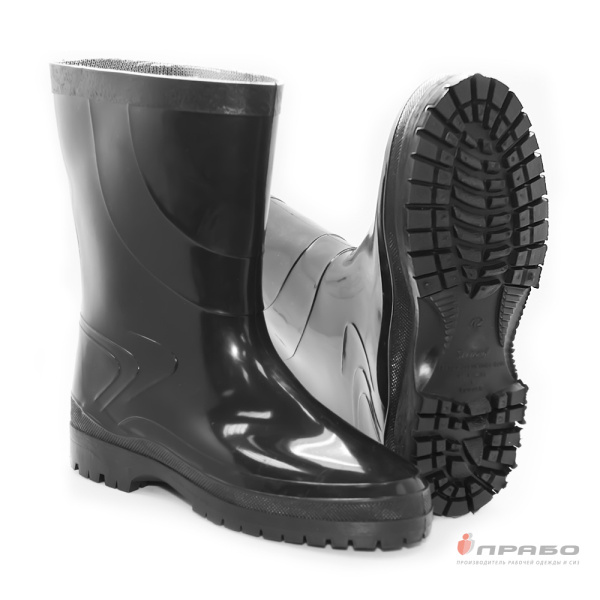 Сапоги мужские ПВХ «Sardonix 166-03» чёрные (28 см). Артикул: Пвх157. #REGION_MIN_PRICE# в г. Санкт-Петербург