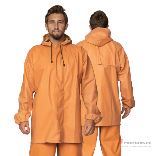 Костюм влагозащитный «Рокон-Букса» оранжевый (куртка и полукомбинезон). Артикул: Вл201. #REGION_MIN_PRICE# в г. Санкт-Петербург