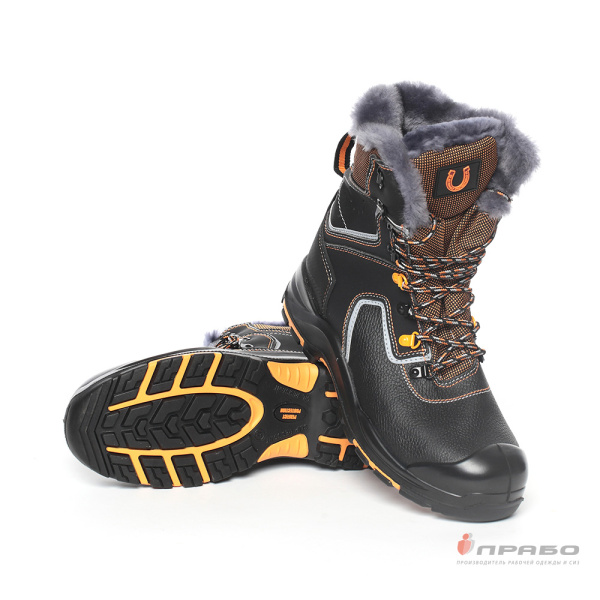 Ботинки «Perfect Protection PRB10N-CKW» с подошвой ПУ/нитрил и КП чёрные (натуральный мех). Артикул: 9652. #REGION_MIN_PRICE# в г. Санкт-Петербург